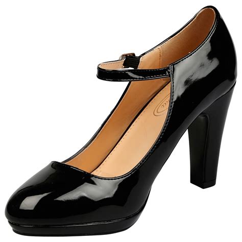 mary jane high heel pumps